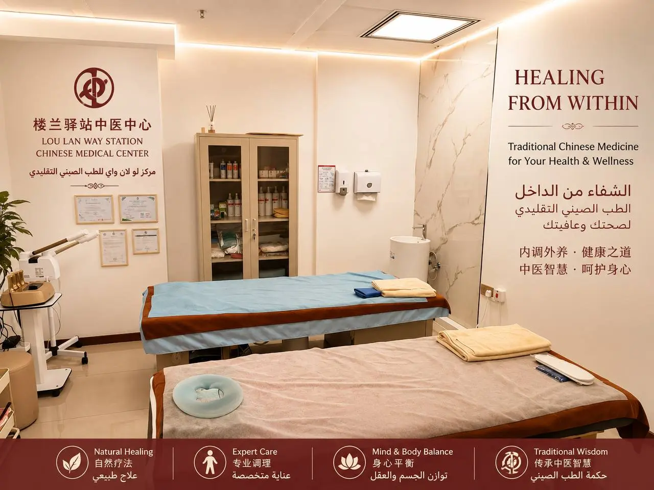 Lou Lan two-bed treatment room