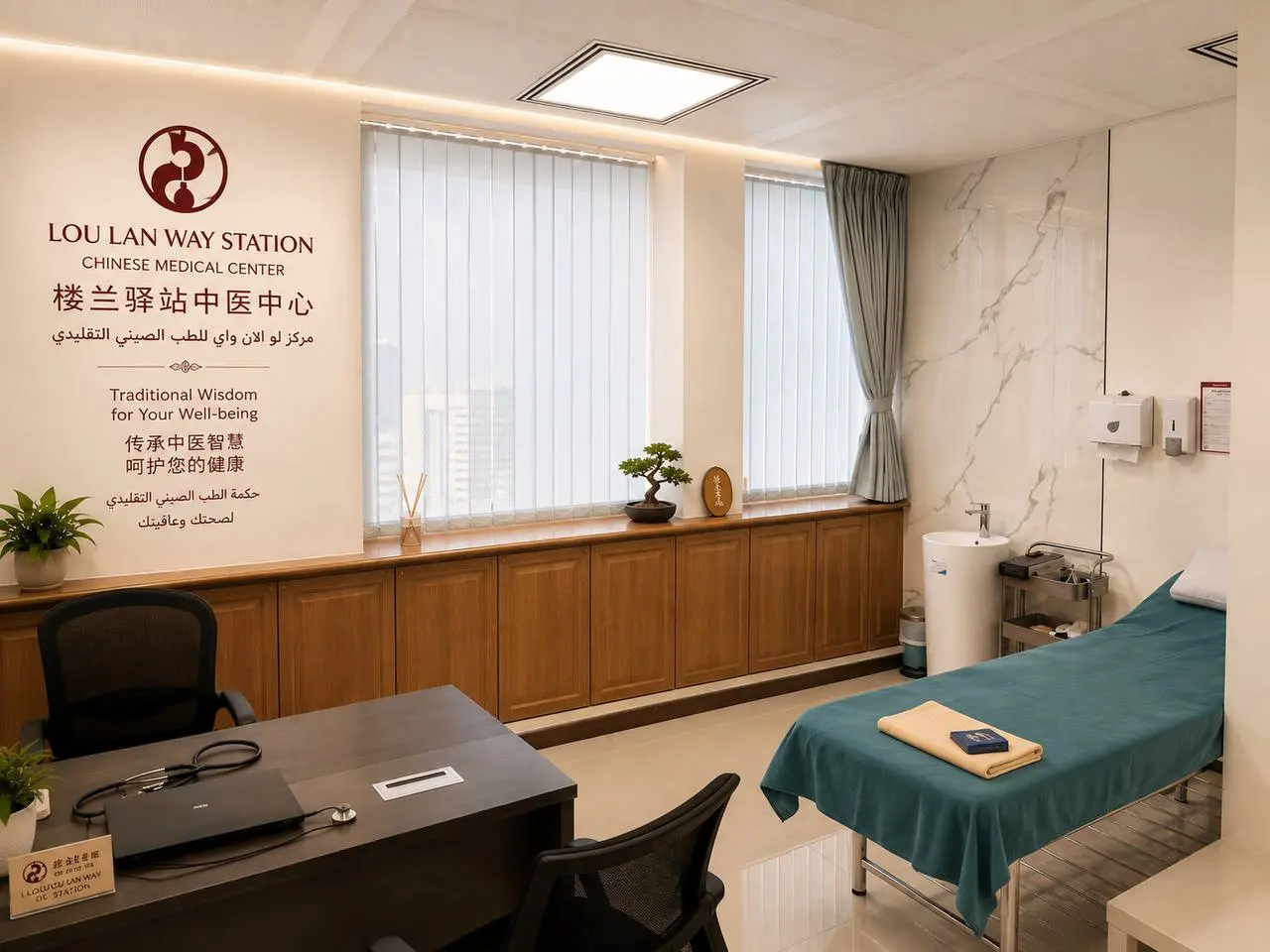 Lou Lan consultation and treatment room